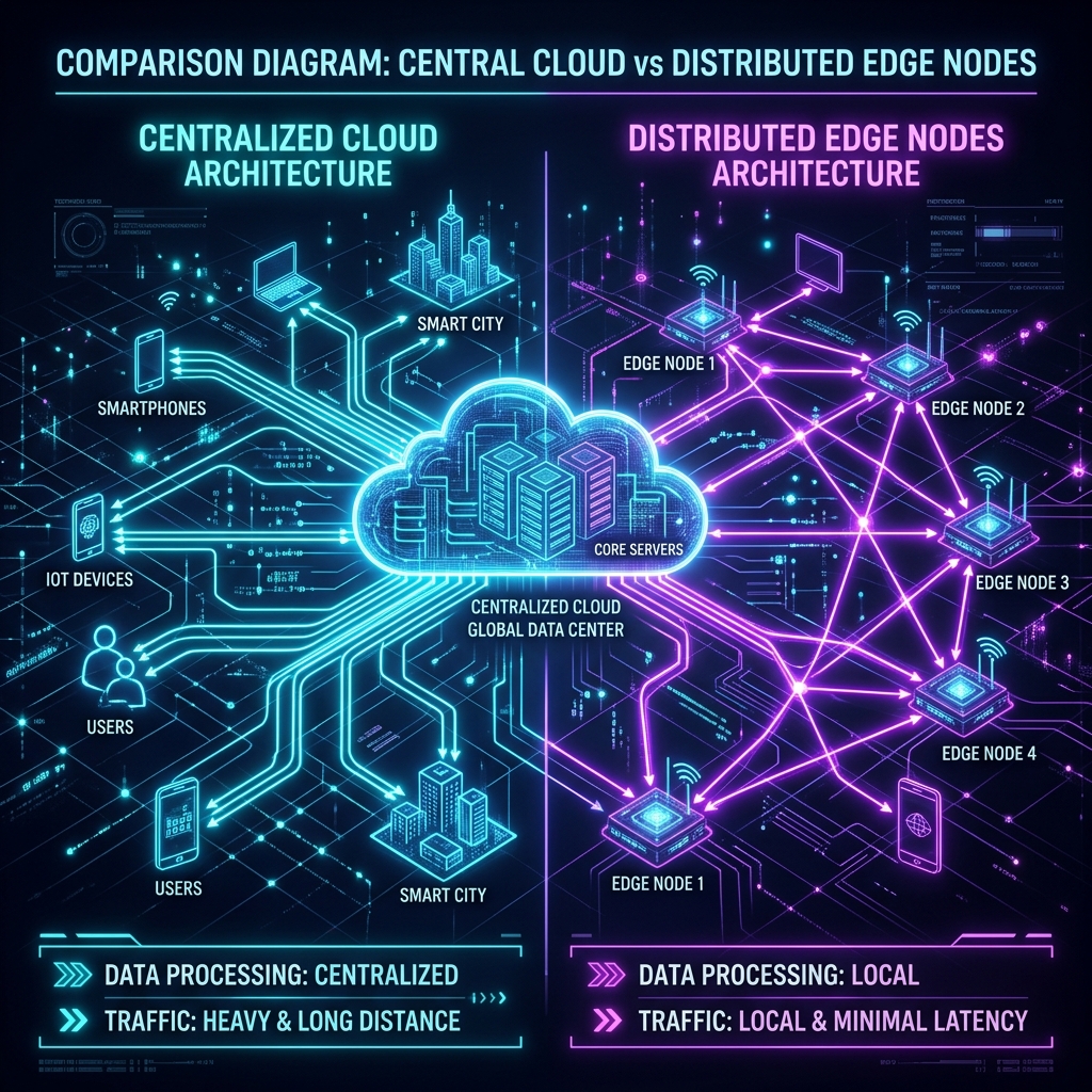 Edge Computing vs Centralized Cloud
